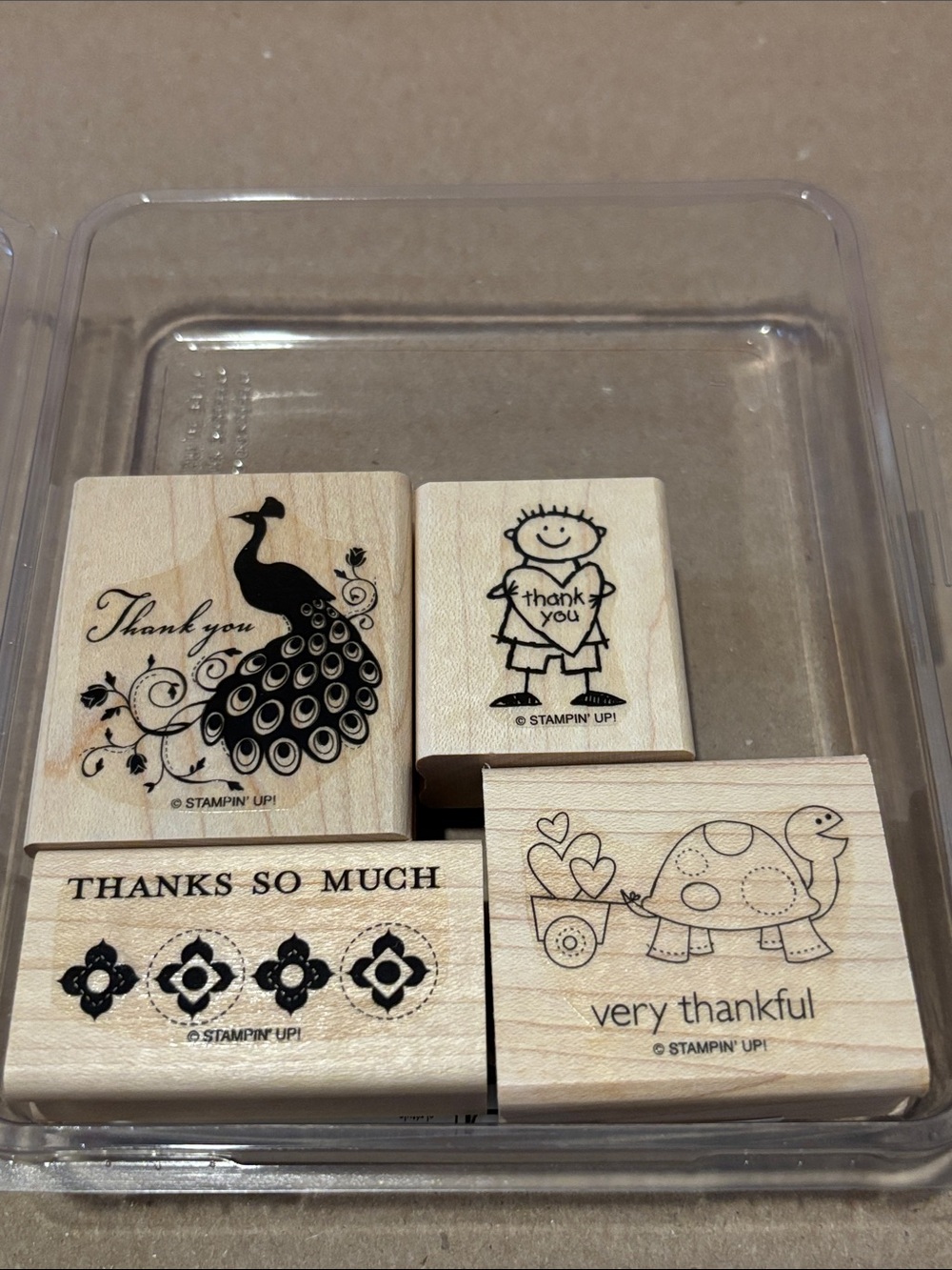 Stampin’ Up! Vintage Stamp Set Very Thankful